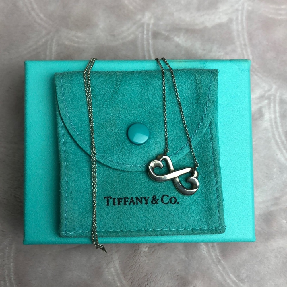 🌿TIFFANY & CO INFINITY HEART NECKLACE